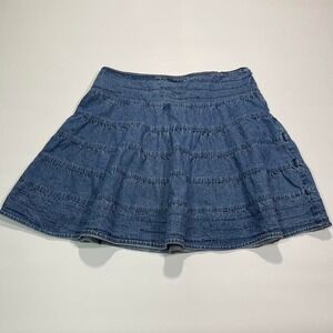 Vintage Missimo Denim Tiered Skirt